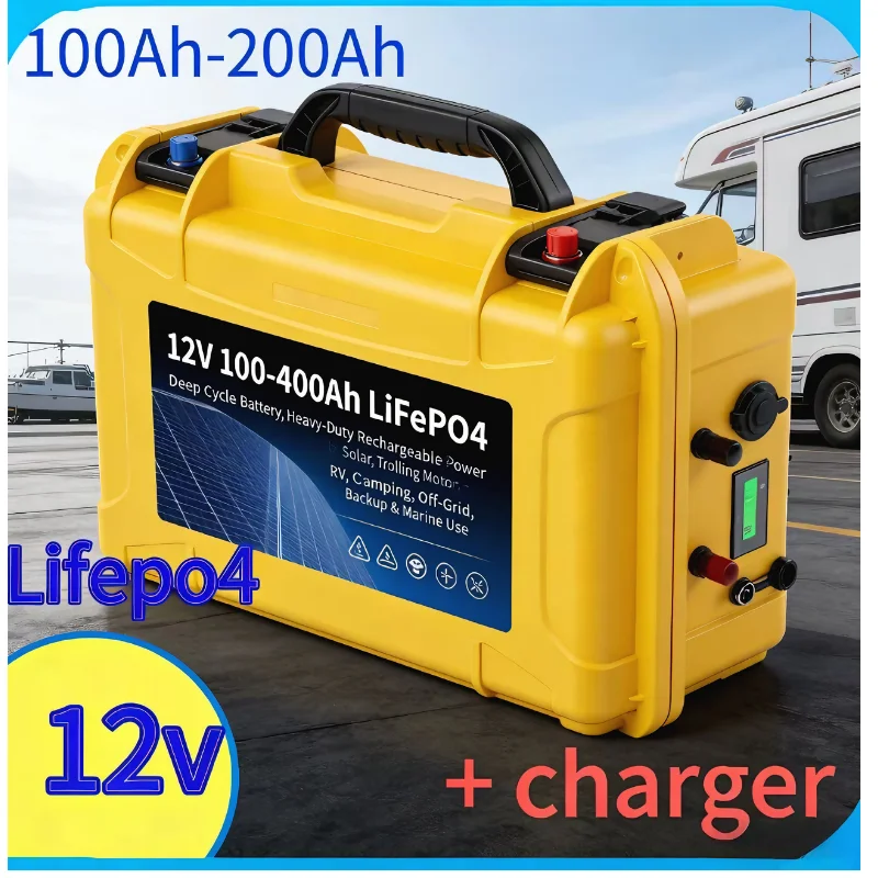 12V LiFePO4 100‑200Ah | Blueto - Lifepo4 12V 100Ah Bms Bluetooth review and price