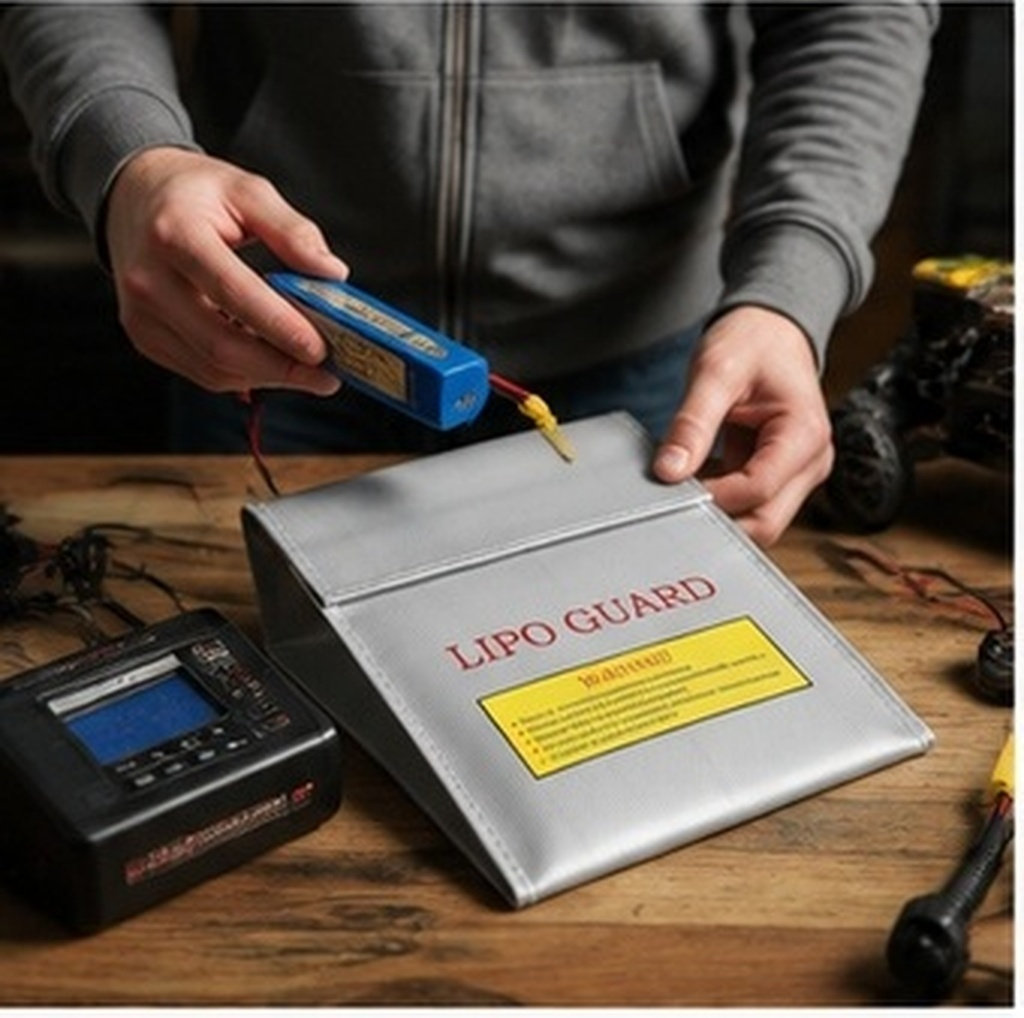 Rc Lipo Battery Fireproof Safe - Lipo Battery Fireproof Safety Charge Box review and price